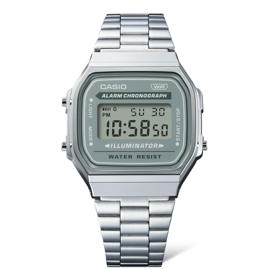 Reloj Casio Vintage Unisex Correa de Acero - Detalle de esfera