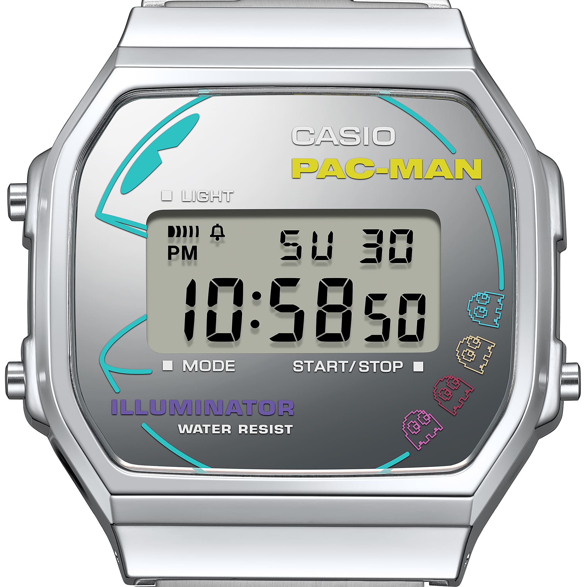 Reloj Casio Vintage Pac-Man Unisex Correa de Acero - Vista 8