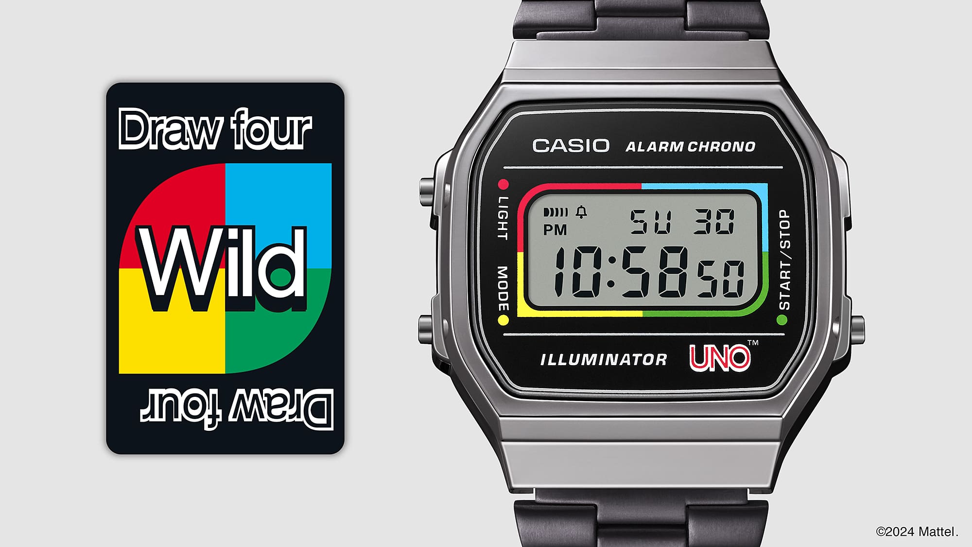 Reloj Casio Vintage UNO Unisex Correa de Acero - Vista 6