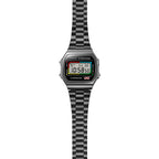 Reloj Casio Vintage UNO Unisex Correa de Acero - Vista trasera