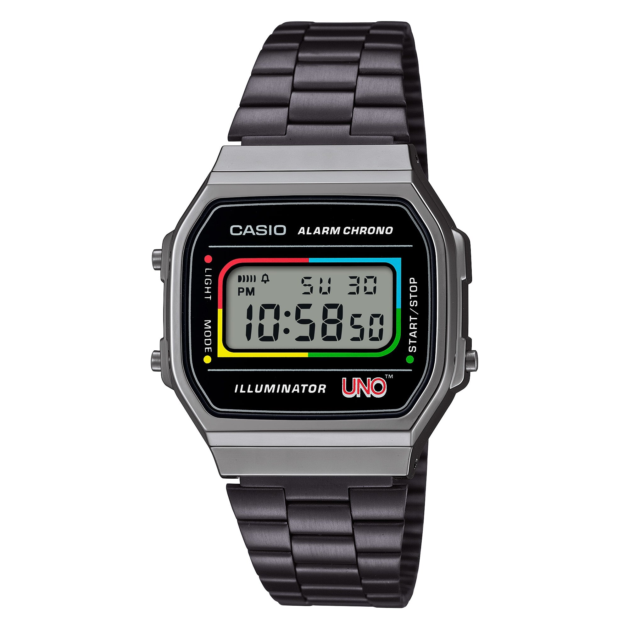 Reloj Casio Vintage UNO Unisex Correa de Acero - Reloj original en Guatemala