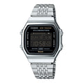 ABL-100WE-1B Casio reloj unisex con pulsera de metal con bluetooth