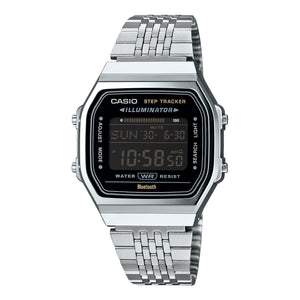 ABL-100WE-1B Reloj Casio Vintage unisex con pulsera de metal