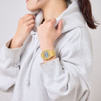 100WEG Reloj Casio Vintage Unisex Acero Inoxidable Dorado - Vista 7