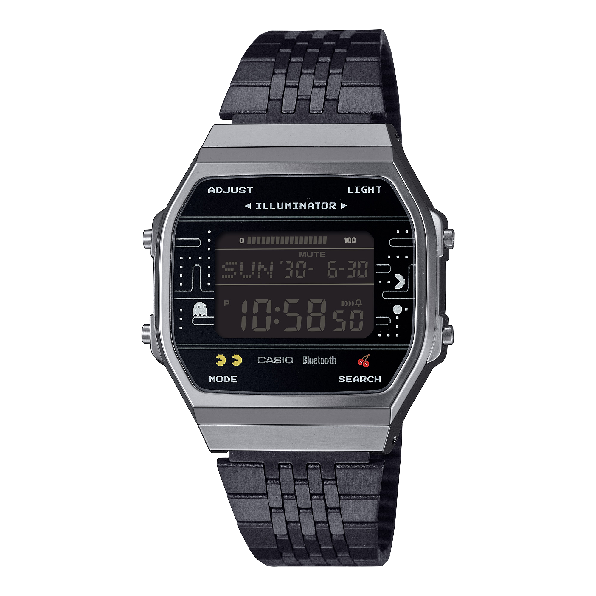 Reloj 100WEPC-1B Casio de hombre pulsera de metal Edición Pac-Man con Bluetooth - Reloj original en Guatemala