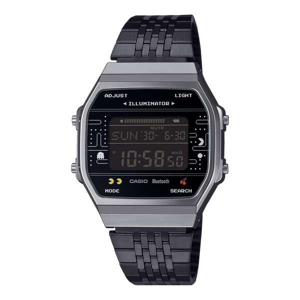 Reloj 100WEPC-1B Casio de hombre pulsera de metal Edición Pac-Man con Bluetooth - Reloj original en Guatemala