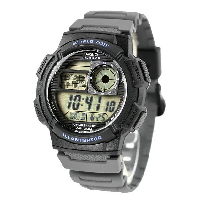 AE-1000W-8AV Reloj Casio de hombre pulsera de resina 10 años de bateria