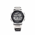 AE-1000WD Reloj Casio World Time Hombre Correa de Acero - Vista lateral