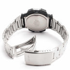 AE-1000WD Reloj Casio World Time Hombre Correa de Acero - Detalle de esfera