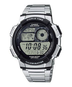 AE-1000WD Reloj Casio World Time Hombre Correa de Acero - Reloj original en Guatemala