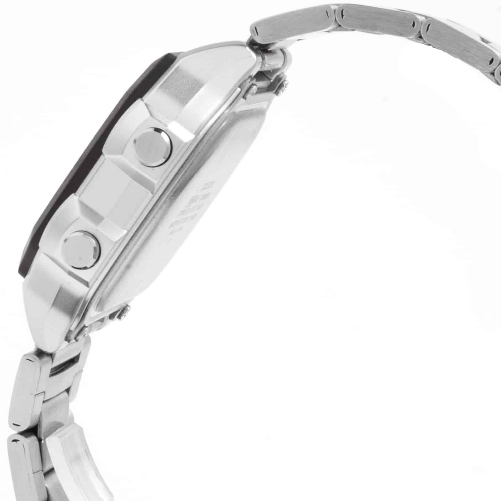 AE-1200WHD-1AV Reloj Casio para Hombre, Illuminator Hora Mundial 10 Años de Batería - Acero Inoxidable Plateado