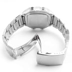 AE-1200WHD-1AV Reloj Casio para Hombre, Illuminator Hora Mundial 10 Años de Batería - Acero Inoxidable Plateado