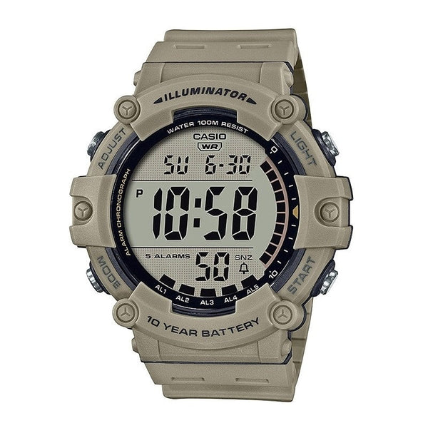 AE-1500WH-5AV Reloj Casio Illuminator 10 Años de Batería para Hombre - Beige