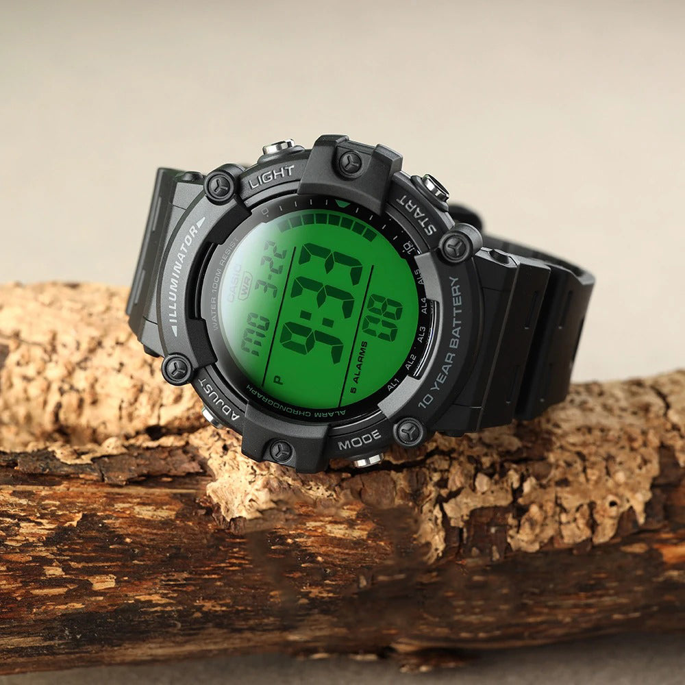 AE-1500WHC-1AV Reloj Casio de hombre correa de caucho - Resina Negro