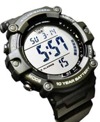 AE-1500WHX Reloj Casio Illuminator Hombre Resina Verde - Vista lateral