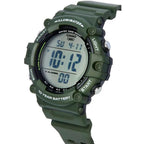 AE-1500WHX Reloj Casio Illuminator Hombre Resina Verde - Vista trasera
