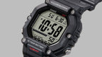 AE-1600H-1AV Reloj Casio Unisex Correa de Resina Negro - Vista trasera