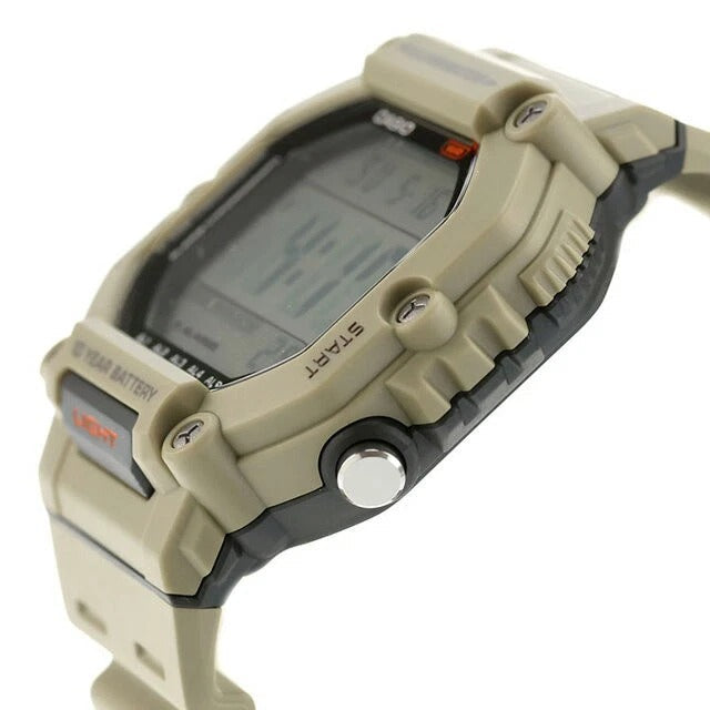 AE-1600H-5AV Reloj Casio Unisex Digital Resina Beige - Vista trasera