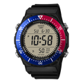 AE-1700H-1A2V Reloj Casio Hombre Resina Negro Bisel Azul y Rojo - Reloj original en Guatemala