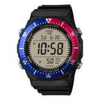 AE-1700H-1A2V Reloj Casio Hombre Resina Negro Bisel Azul y Rojo - Reloj original en Guatemala