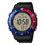 AE-1700H-1A2V Reloj Casio Hombre Resina Negro Bisel Azul y Rojo
