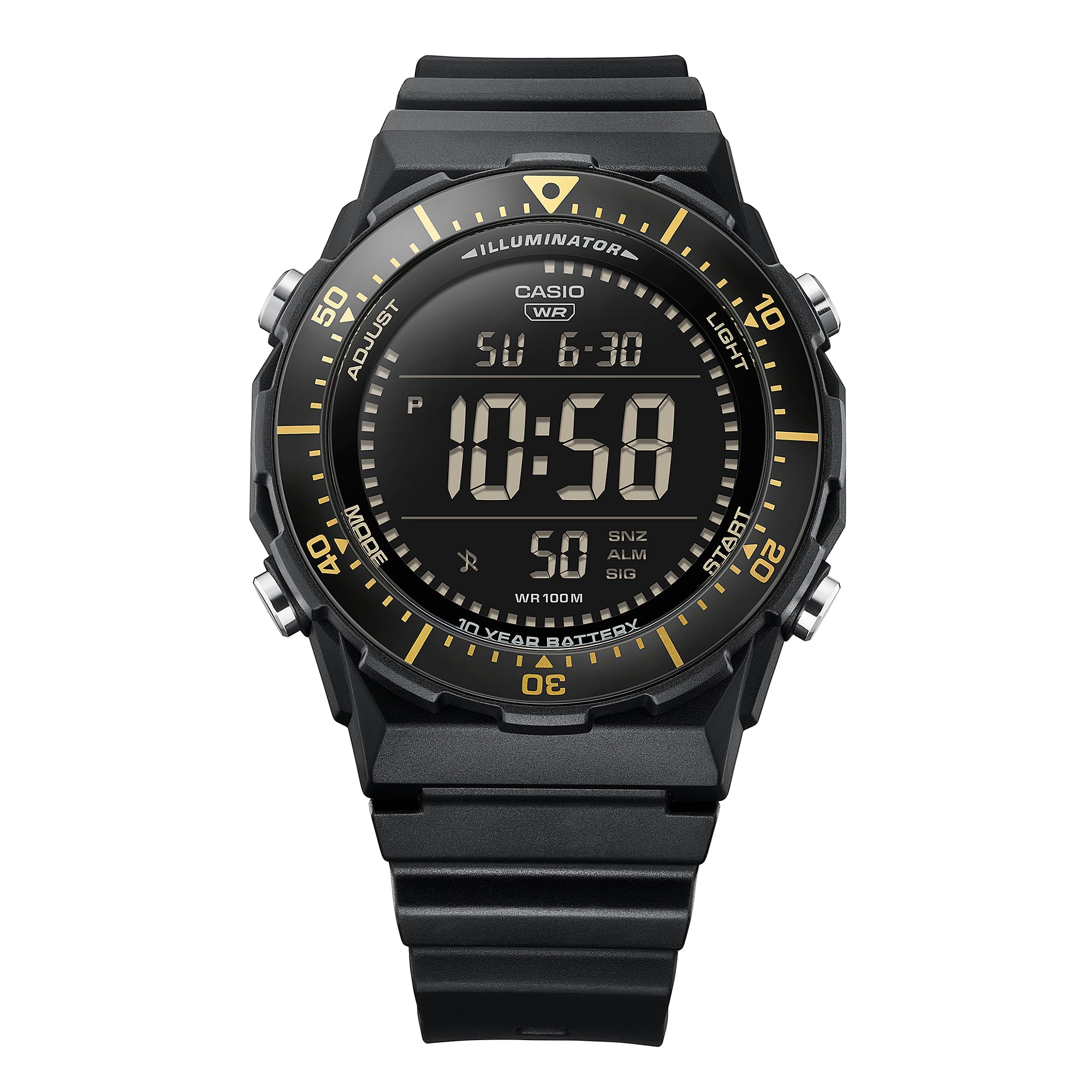 AE-1700H-1BV Reloj Casio Hombre Resina Negro y Dorado - Vista 5