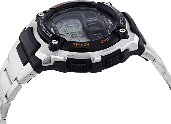 AE-2000WD-1AV Reloj Casio para Caballero, Illuminator Hora Mundial 10 Años de Batería - Vista lateral