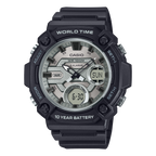 AEQ-120W-7AV Casio de hombre pulsera de resina 10 años de batería
