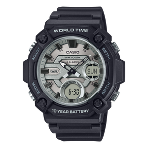 AEQ-120W-7AV Casio de hombre pulsera de resina 10 años de batería
