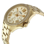 Reloj Fossil Cecile Mujer Acero Dorado - Detalle de esfera