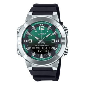 AMW-870A-3AV Casio Doble hora correa de caucho