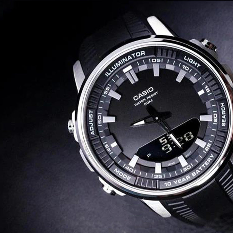 AMW-880-1AV Reloj Casio de hombre correa de silicona