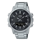AMW-880D-1AV Reloj Casio de hombre correa de metal doble hora