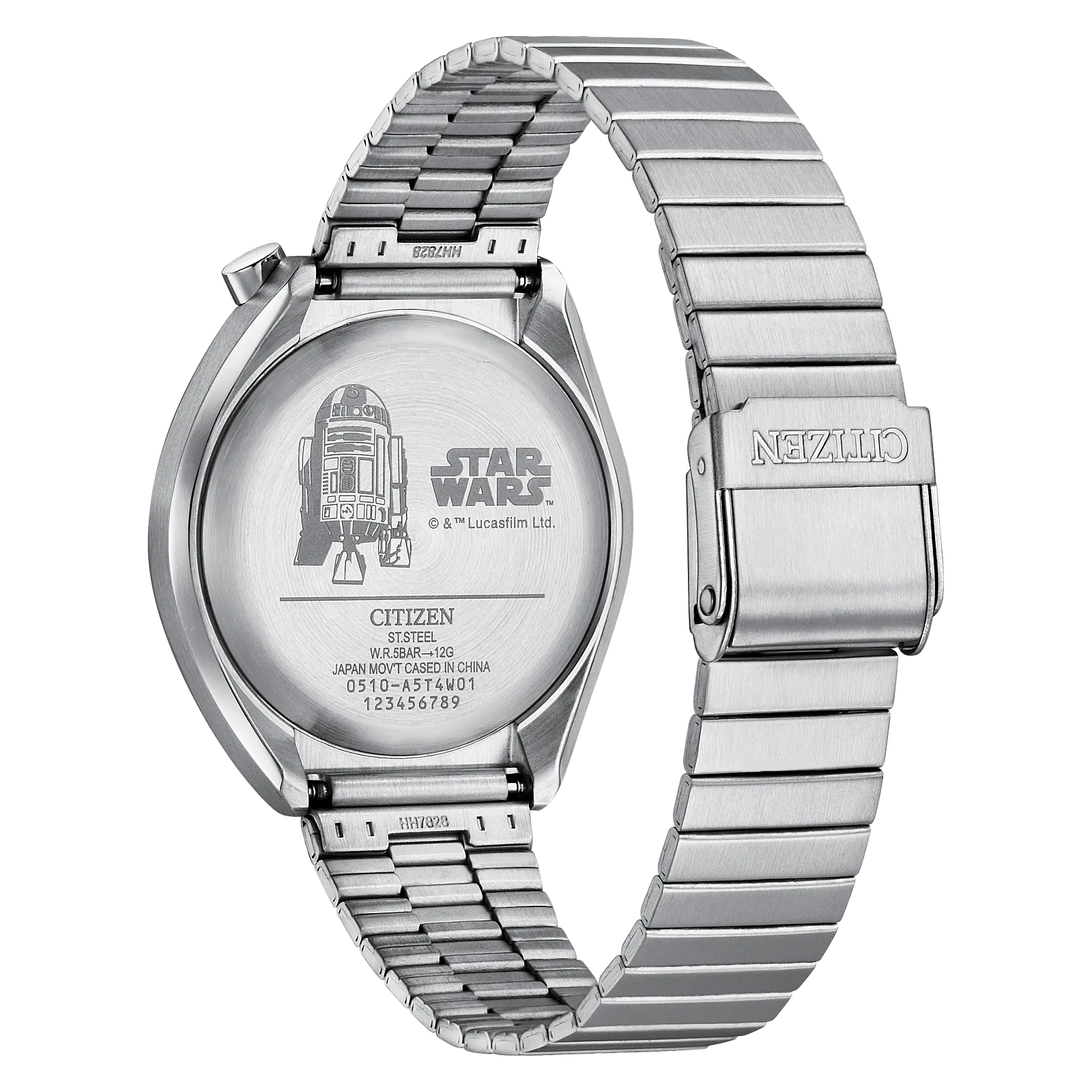 Reloj Citizen Star Wars R2-D2 Unisex Acero - Vista lateral