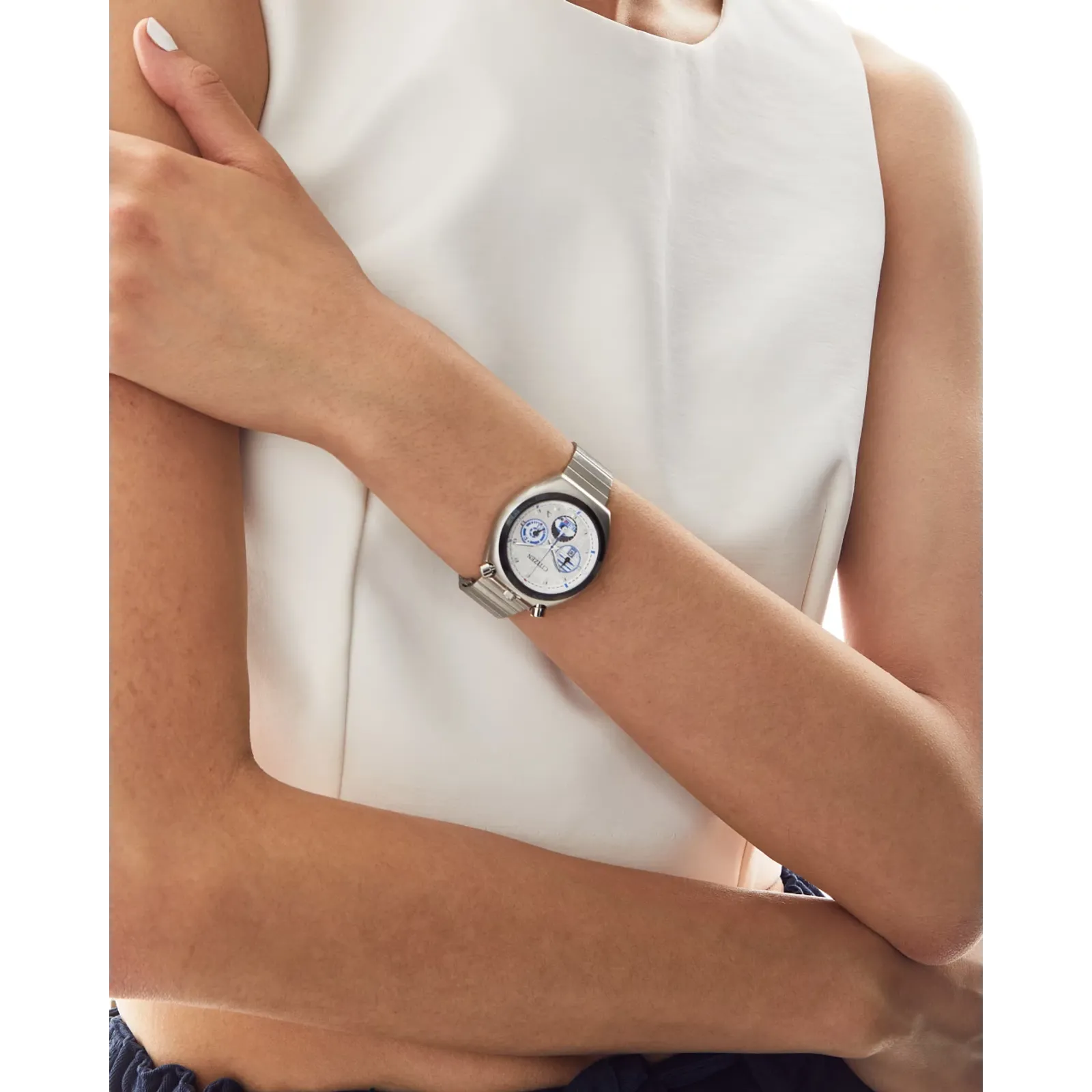 Reloj Citizen Star Wars R2-D2 Unisex Acero - Vista trasera