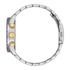 Reloj Citizen Quartz Hombre Acero Bicolor Esfera Azul - Detalle de esfera