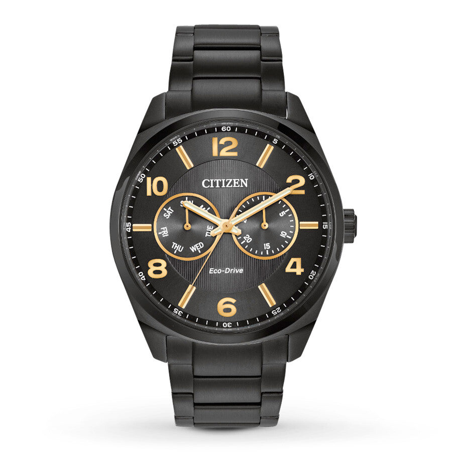 Reloj Citizen Corso Hombre Brazalete Acero Negro - Reloj original en Guatemala