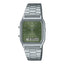 AQ-230A-3A Casio reloj unisex pulsera de metal doble hora