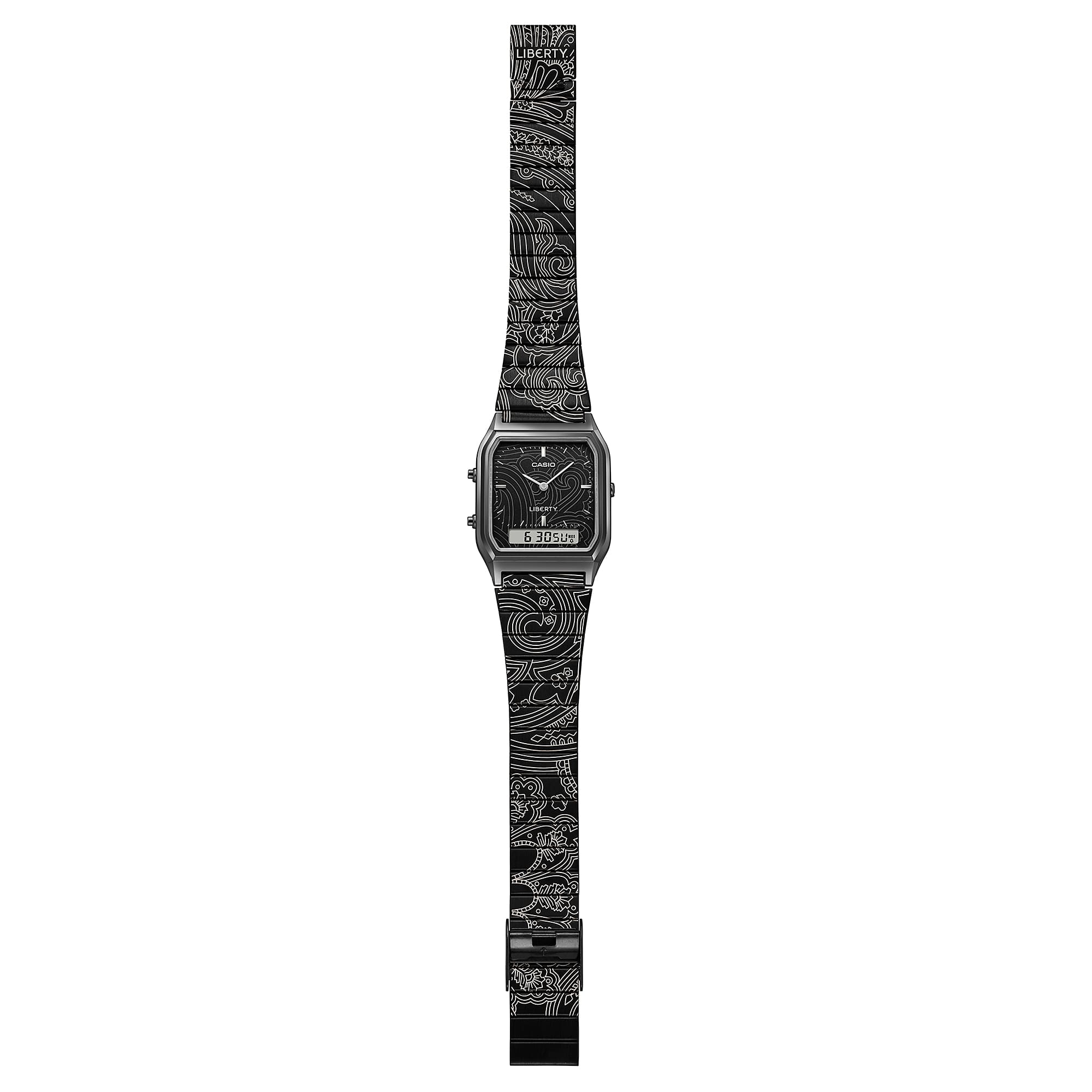 AQ-230EBLT-1A Reloj Casio Liberty unisex correa de metal