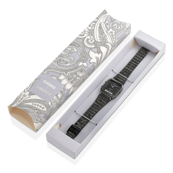 AQ-230EBLT-1A Reloj Casio Liberty unisex correa de metal