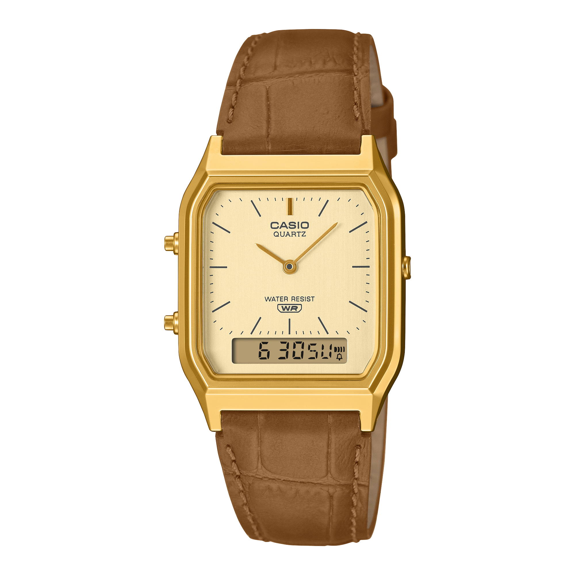 AQ-230EGL-9A Reloj Casio de hombre banda de piel