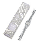 AQ-230ELT-7A Reloj Casio x Liberty unisex correa de metal doble hora