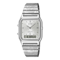 AQ-230ELT-7A Reloj Casio x Liberty unisex correa de metal doble hora