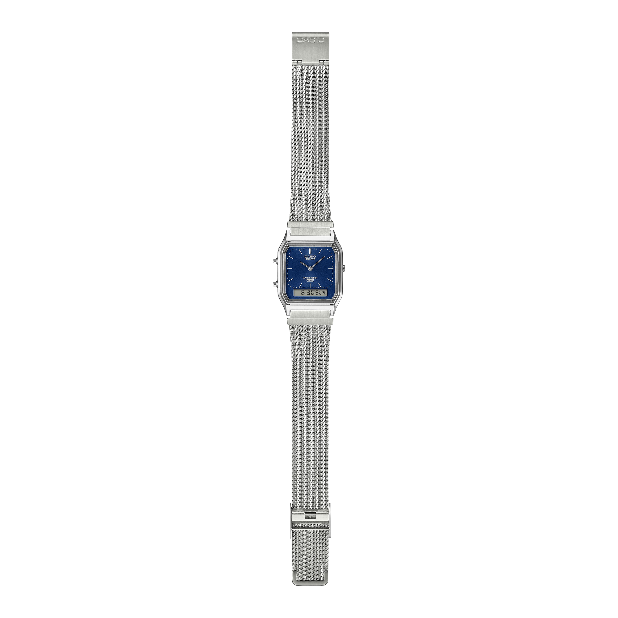 AQ-230EM Reloj Casio Vintage Unisex Acero Esfera Azul - Vista 5