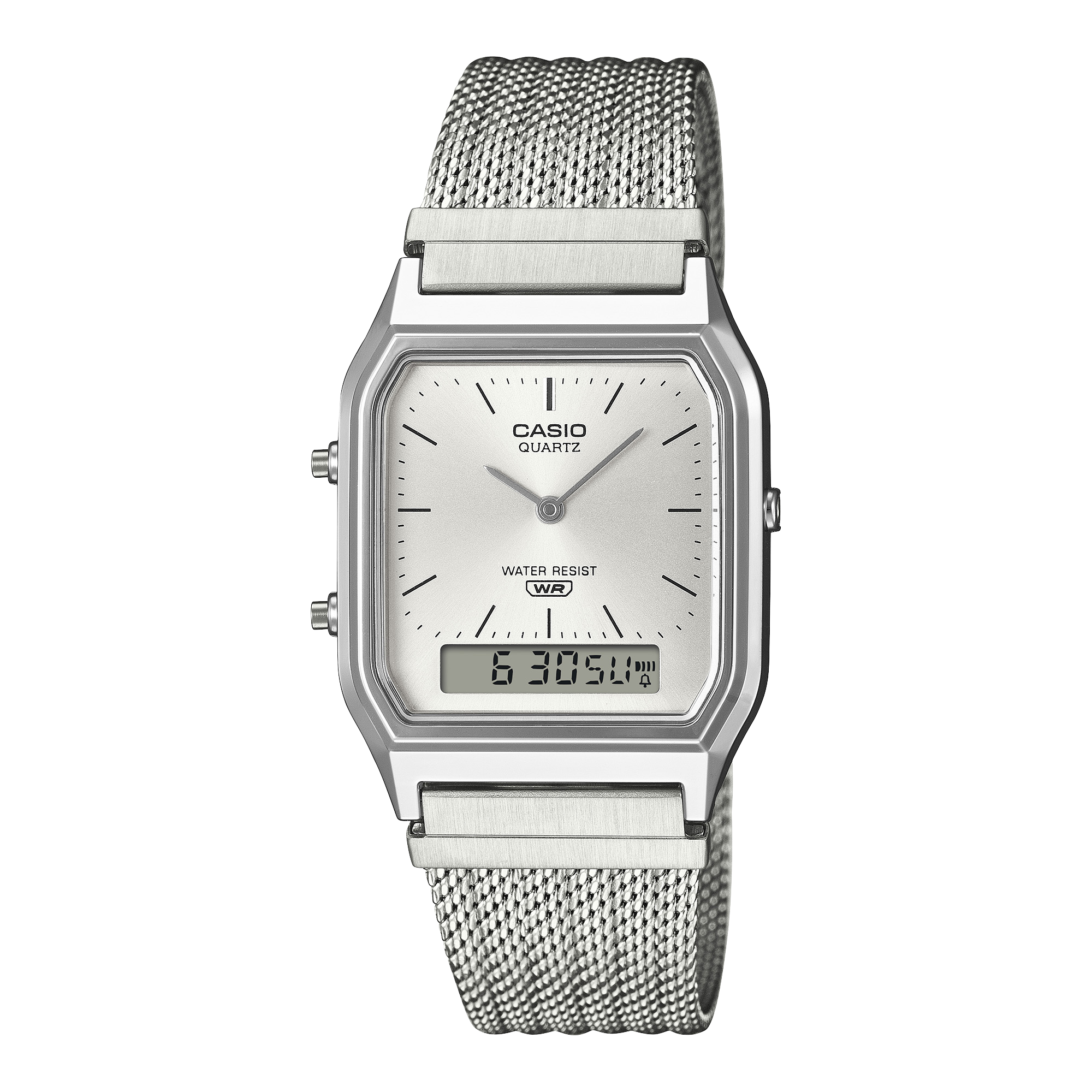 AQ-230EM-7A Reloj Casio unisex correa mesh