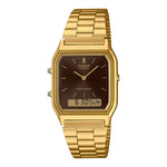 AQ-230GA Reloj Casio Vintage Unisex Acero Dorado