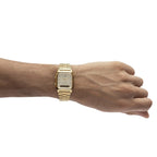 AQ-230GA Reloj Casio Unisex Acero Dorado Análogo Digital - Vista trasera