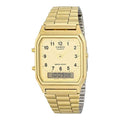 AQ-230GA Reloj Casio Unisex Acero Dorado Análogo Digital - Reloj original en Guatemala