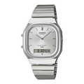 AQ-240E-7A Reloj Casio Vintage unisex banda de metal