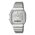 AQ-240E-7A Reloj Casio Vintage unisex banda de metal